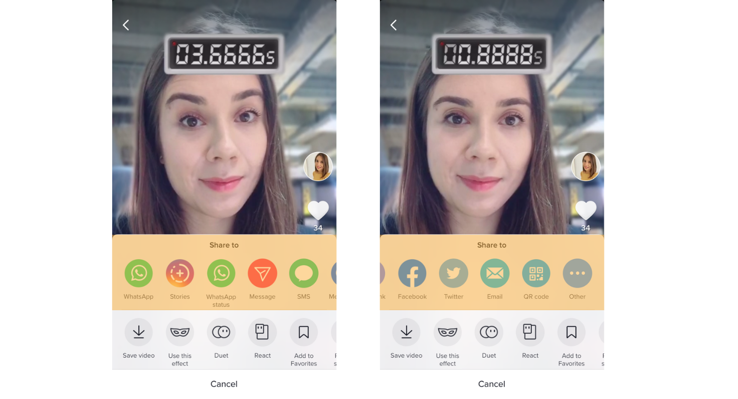 Share your TikTok posts on social media