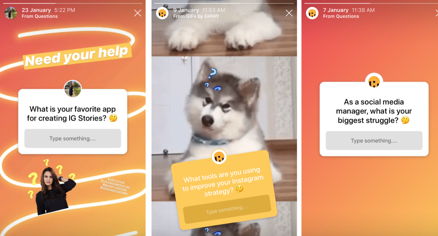 Get feedback with Instagram Stories