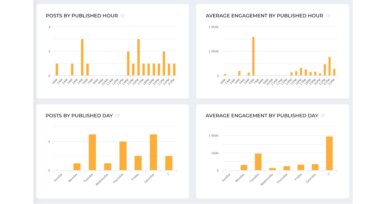 TikTok posts insights