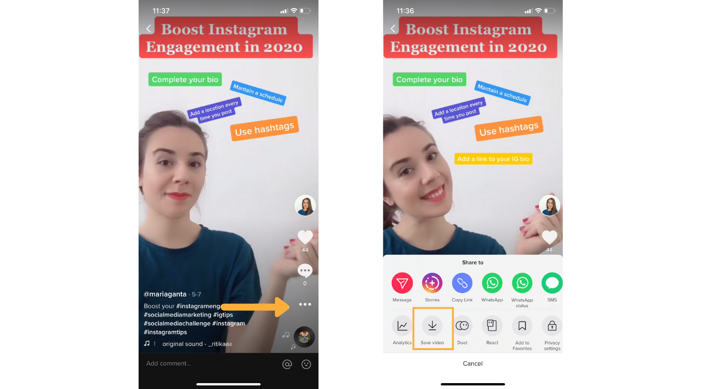 This is how to download a TikTok video