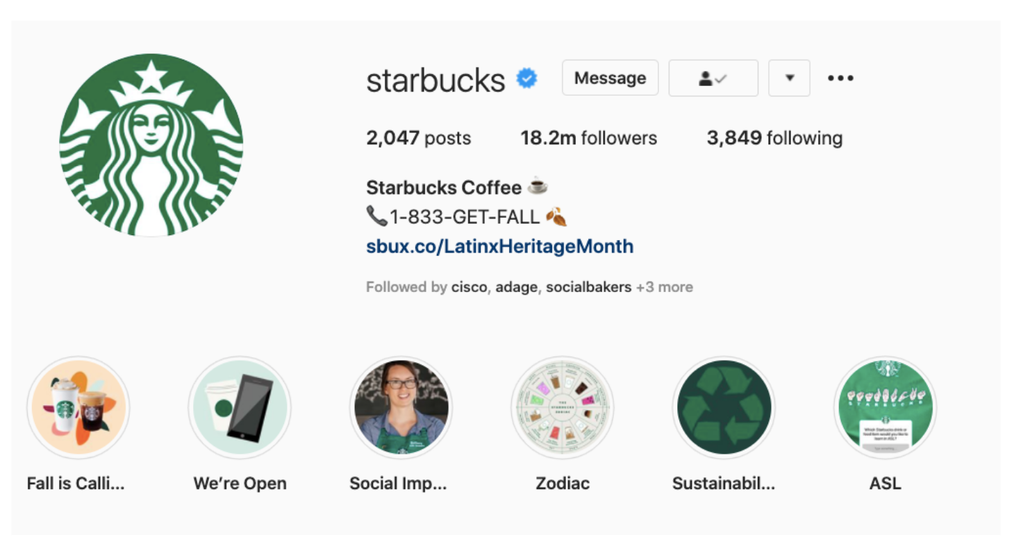 Business account contact
