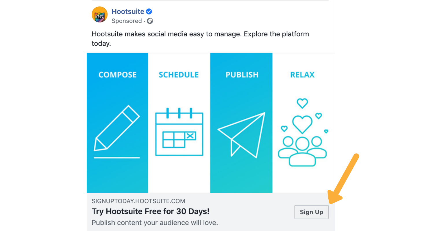 Lead Ads example